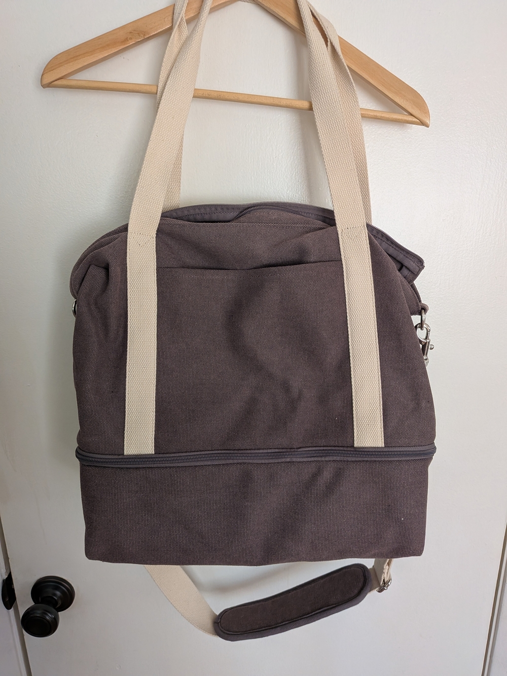Lo & Sons Catalina Deluxe Canvas Tote With Shoe Compartment